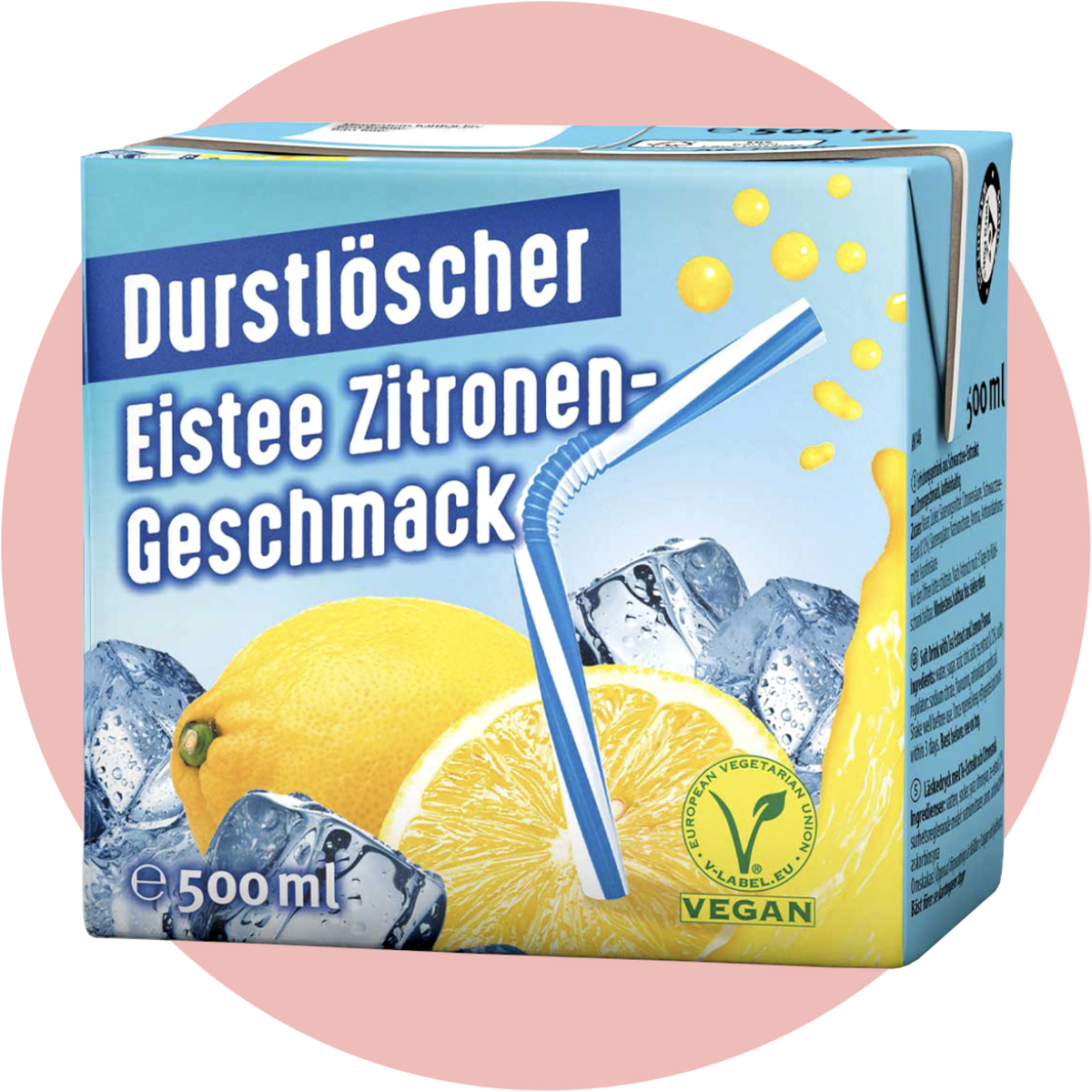 Durstlöscher Eistee Zitrone – Erfrischendes Zitronen Getränk mit Eistee Geschmack in bewährter Durstlöscher Qualität