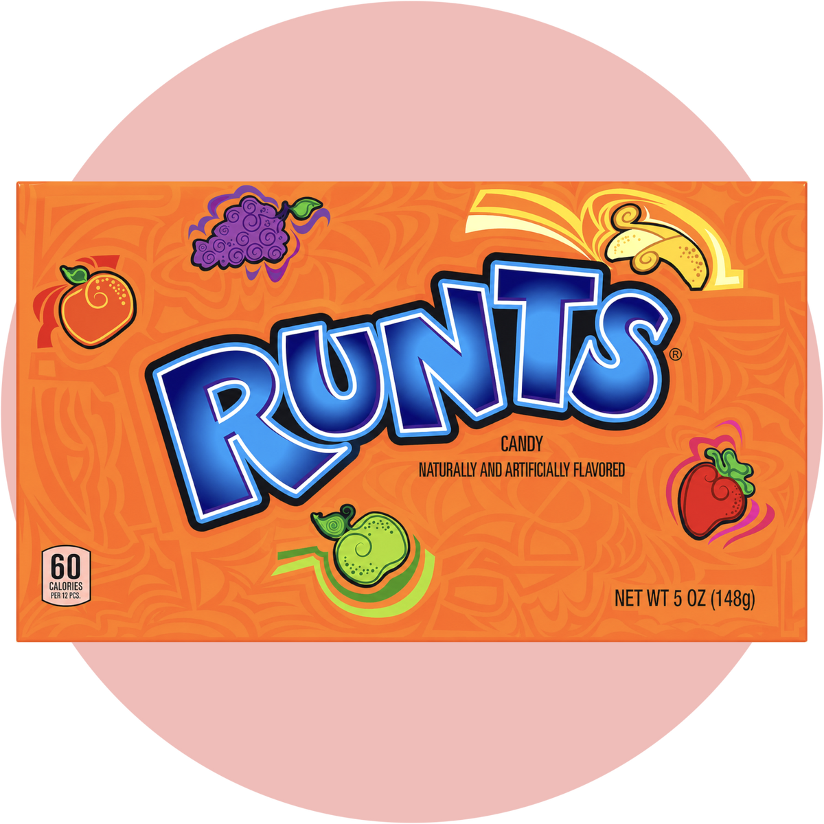 Runts Candy bunte amerikanische Fruchtbonbons in verschiedenen Fruchtformen