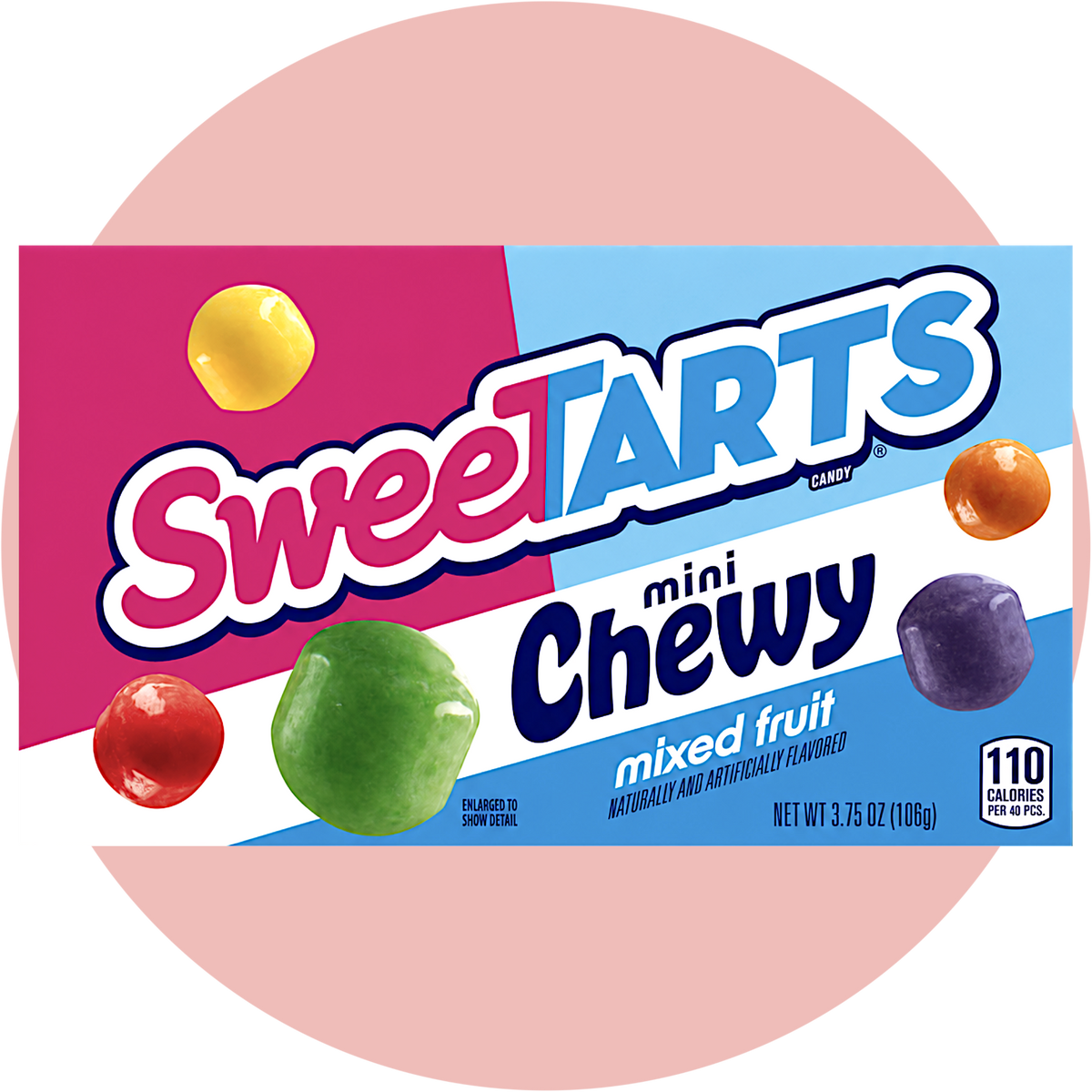 SweeTARTS Chewy Candy mit bunten Mixed Fruit Kaubonbons