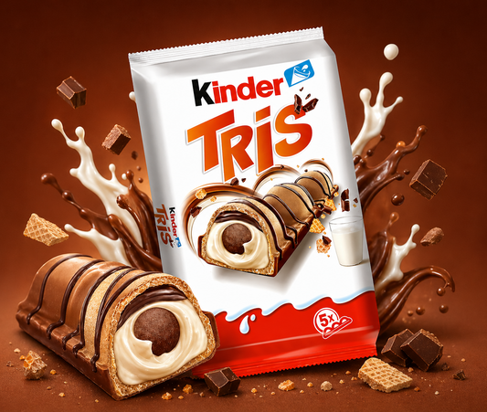 Kinder Tris – Die neue Kinder Schokolade mit Crunch entdecken