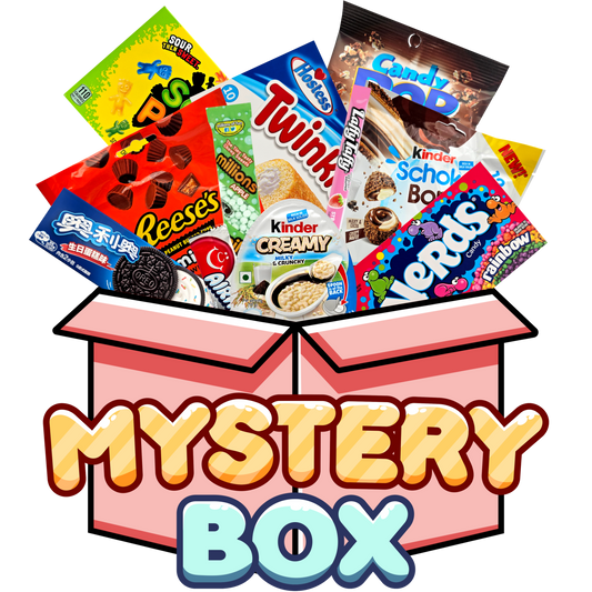 Süßigkeiten Boxen als Geschenkboxen mit internationaler Snack Vielfalt