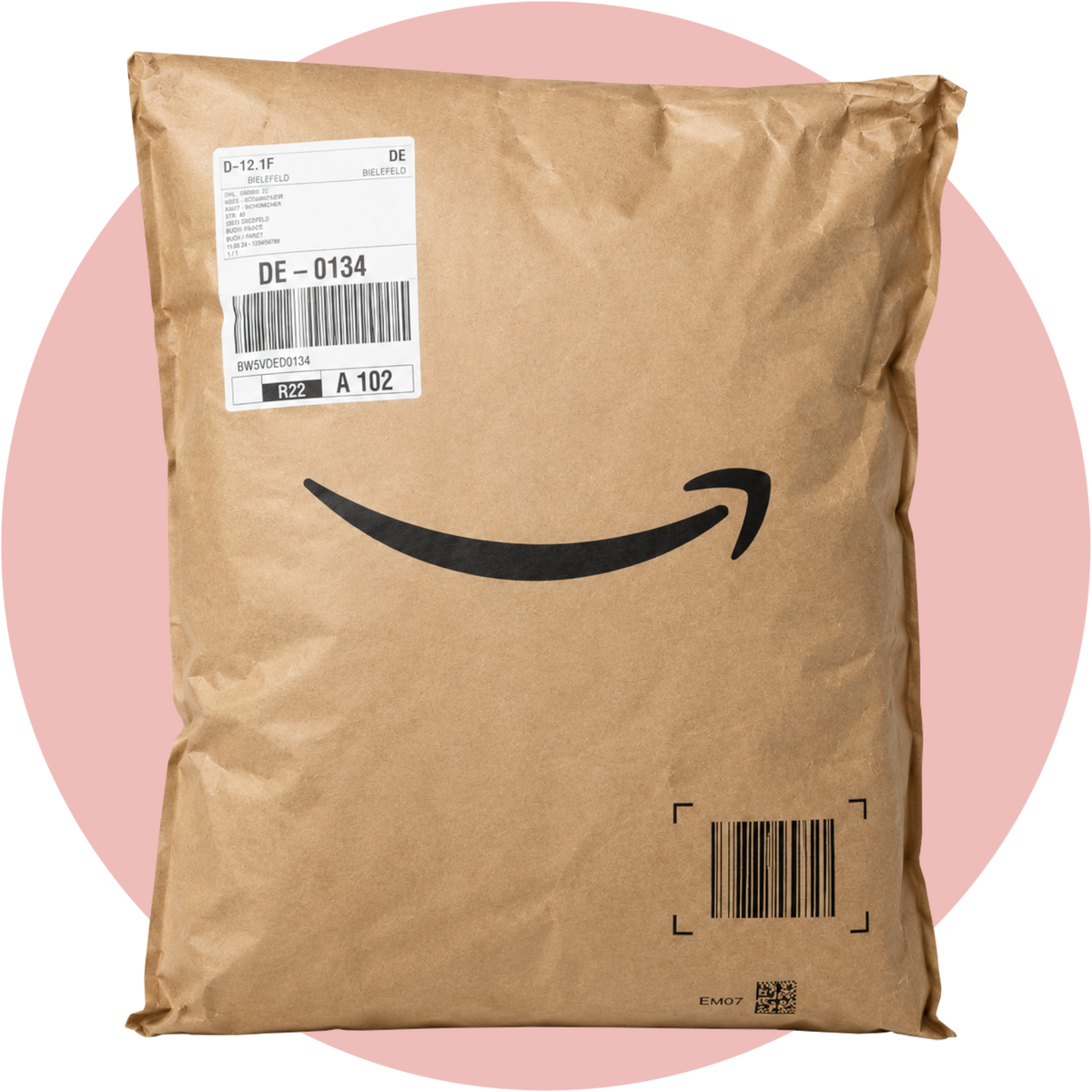 Amazon Retouren Paket mit original versiegelten Sendungen