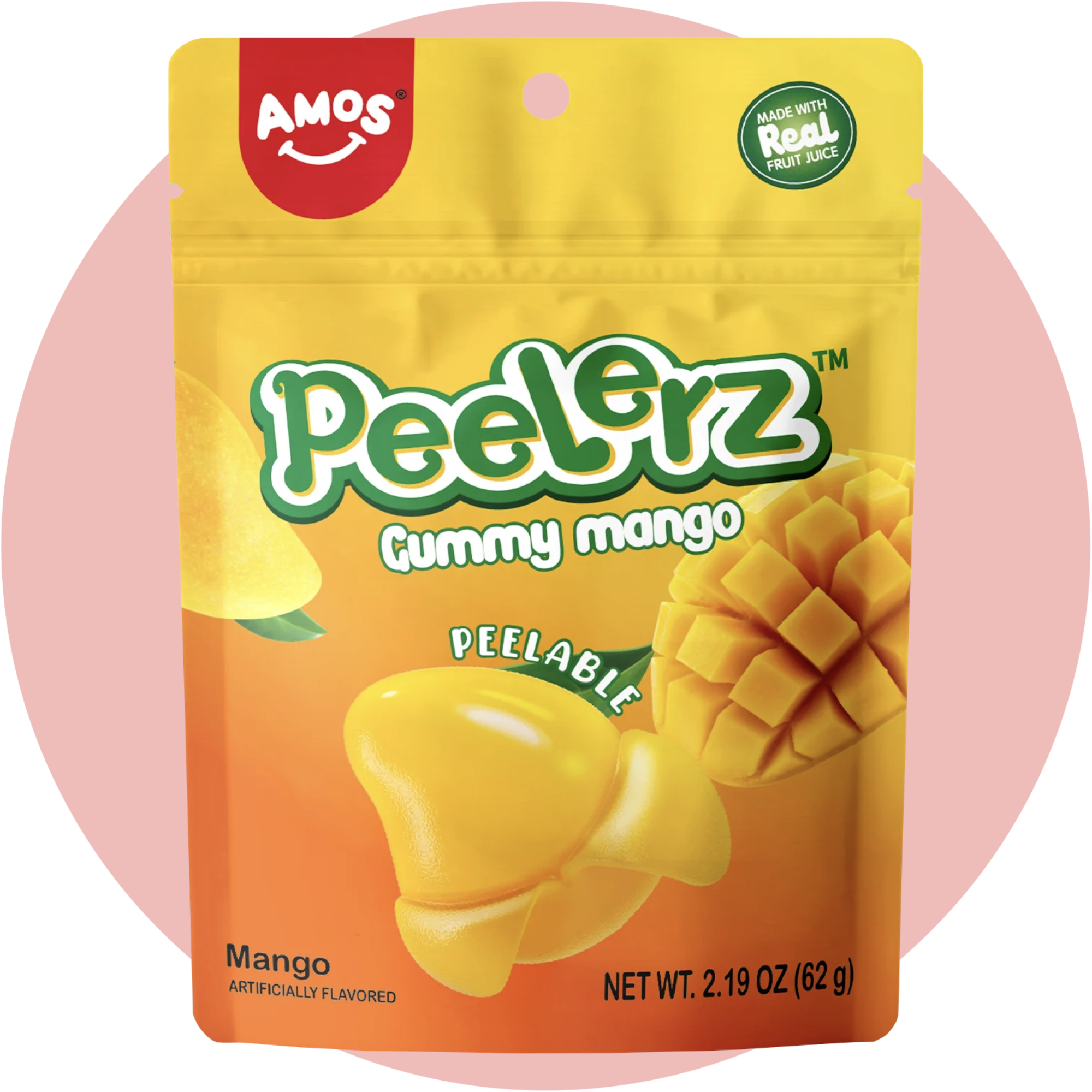 Amos Peelerz Gummy Mango