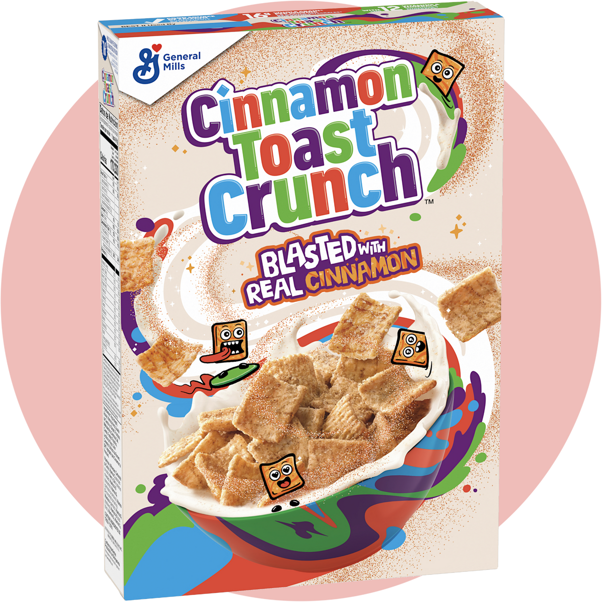 Cinnamon Toast Crunch Frühstücks Cereal mit Zimt Zucker Geschmack
