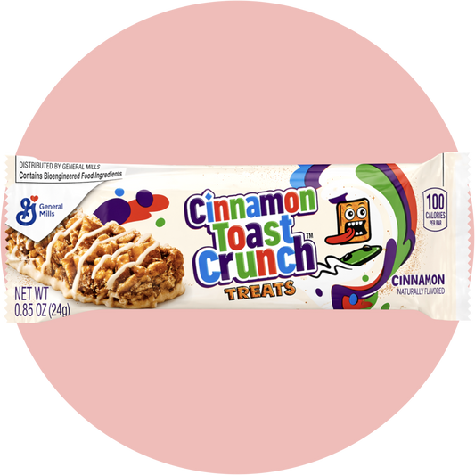 Cinnamon Toast Crunch Treats Riegel mit Zimt Geschmack und knusprigen Cerealien