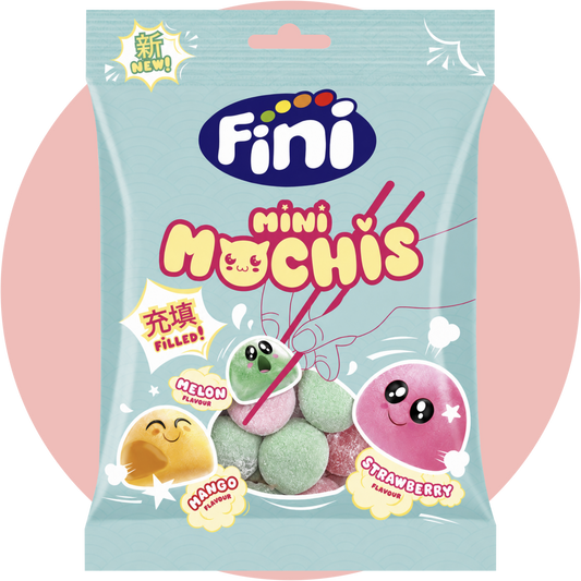 Fini Mini Mochis Fruits mit Mango-, Melonen- und Erdbeergeschmack