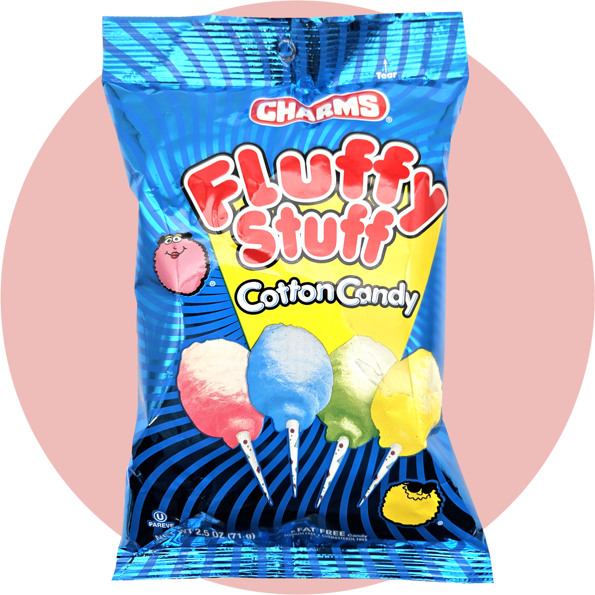 Fluffy Stuff Cotton Candy – Bunte Zuckerwatte in Tütenverpackung mit Jahrmarkt-Flair