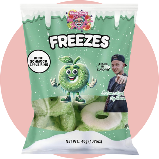 Freeze Dried Apple Rings – Gefriergetrocknete Apfelringe als knuspriges freeze dried candy von Freezes