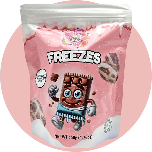 Freeze Dried Chocolate Bars – Gefriergetrocknete Schokoriegel von Chaos Candy Freezes mit knuspriger Textur