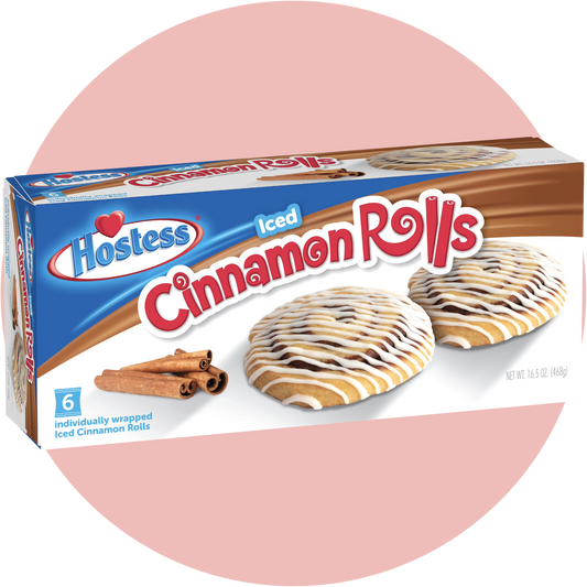 Hostess Cinnamon Roll Buns Zimtschnecken mit süßem Zuckerguss aus den USA