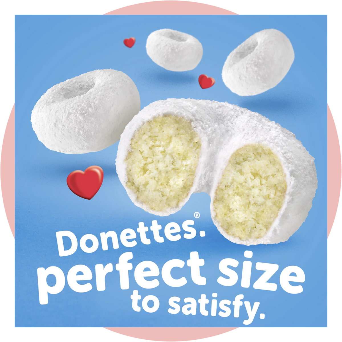 Hostess Donettes Powdered