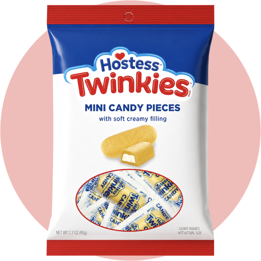 Hostess Twinkies Candy Pieces mit cremiger Füllung einzeln verpackt
