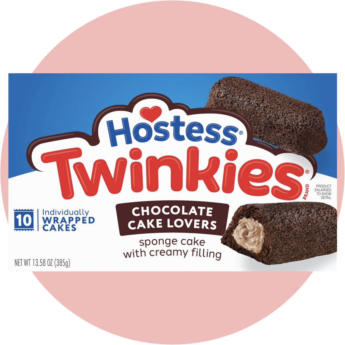Hostess Twinkies Chocolate – Dunkler Schokokuchen mit cremiger Füllung in der 10er Packung