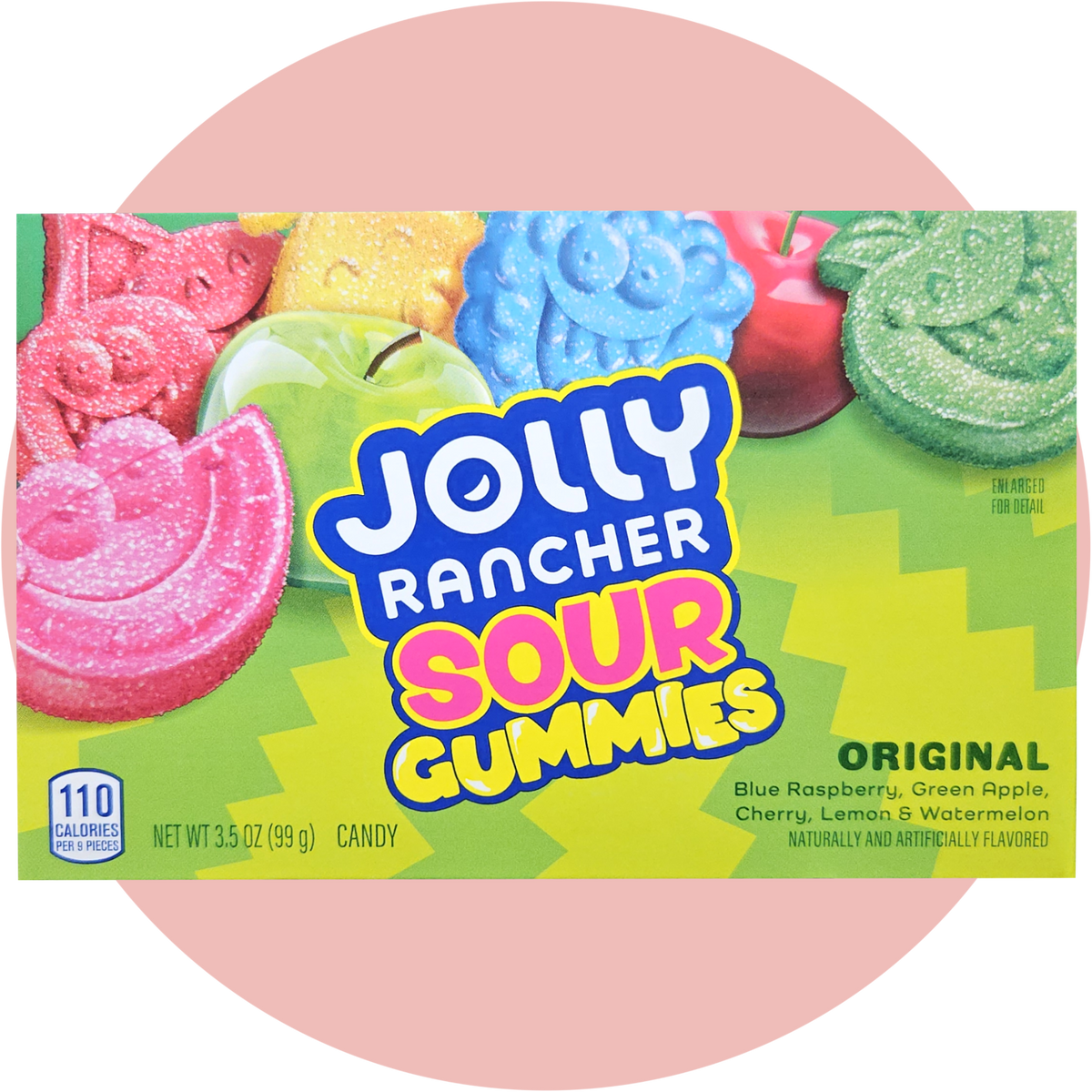 Jolly Rancher Sour Gummies – Saure Fruchtgummis mit Apfel, Kirsche, Blaubeere, Zitrone und Wassermelone