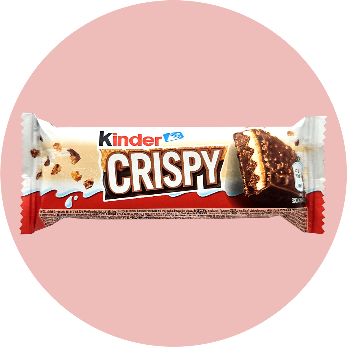 Kinder Crispy Riegel – Knuspriger Schokoladenriegel mit Milchcreme und Cerealien