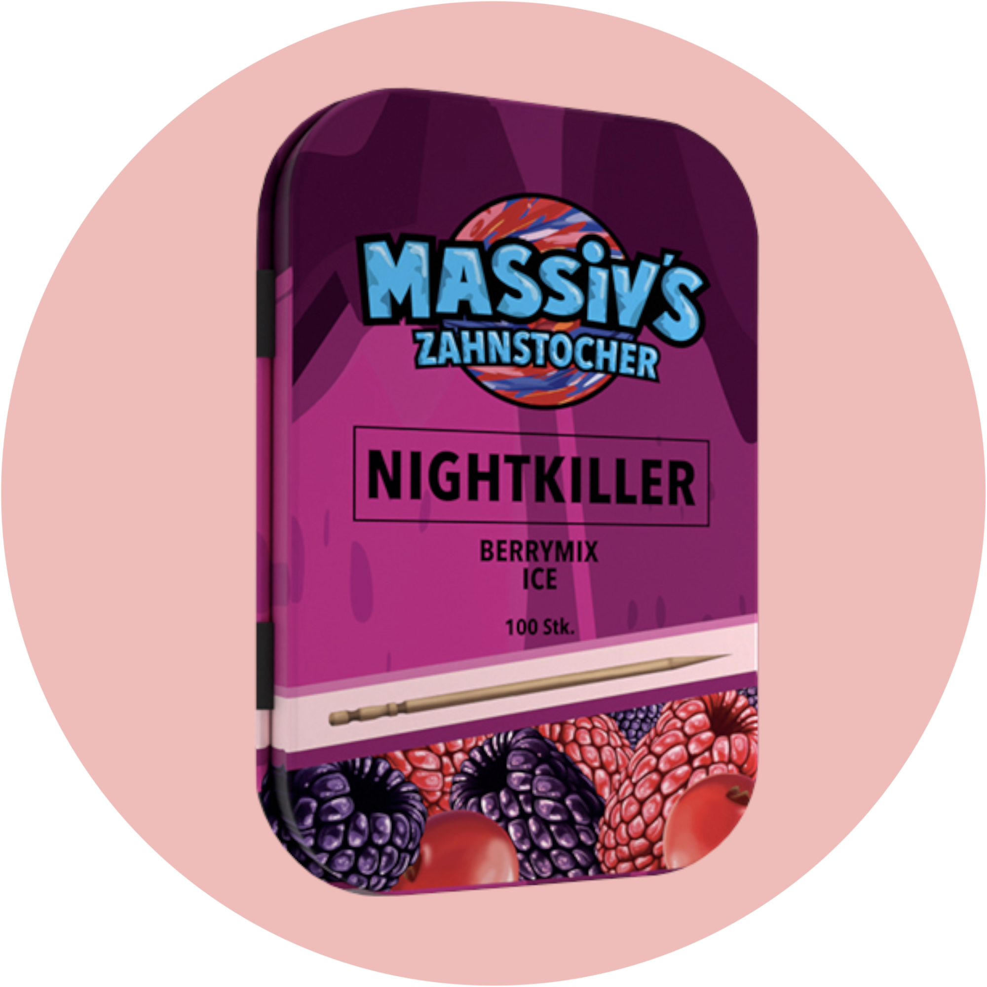 Massiv Zahnstocher Beeren Mix