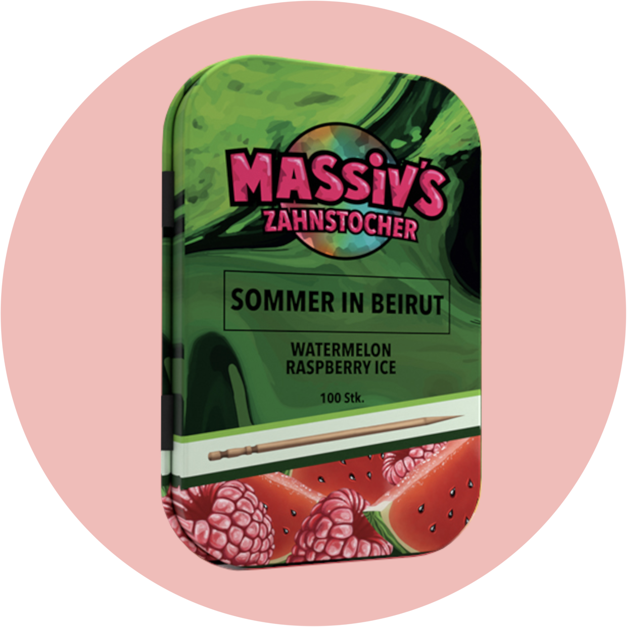 Massiv Zahnstocher Wassermelone