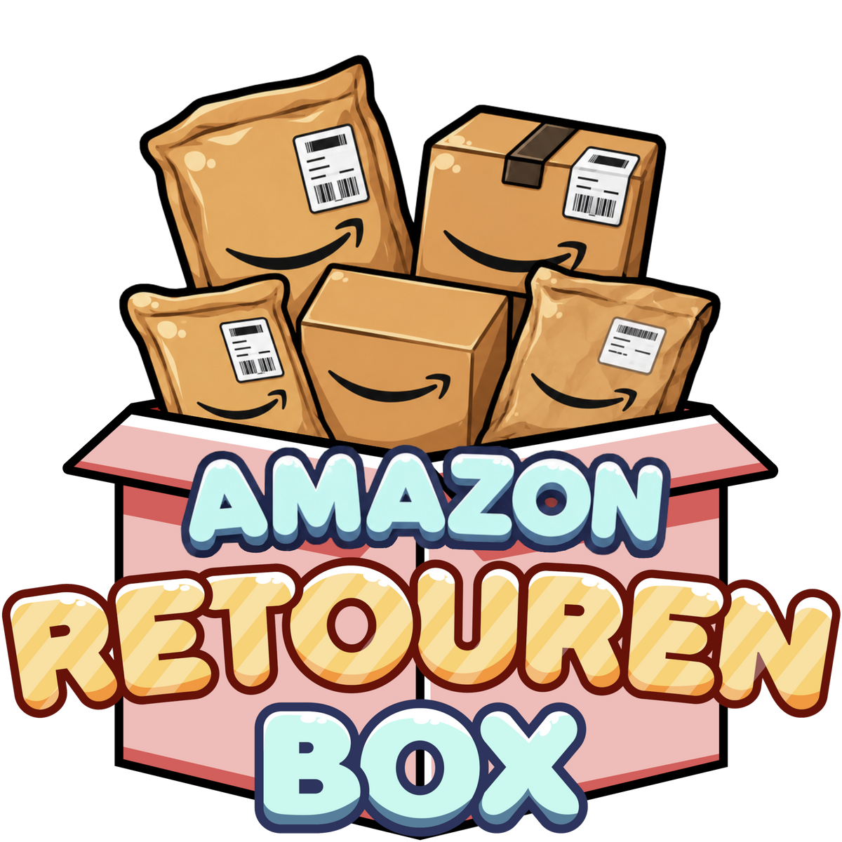 Mystery Packs Retouren Paketen von Amazon und unbekanntem Inhalt