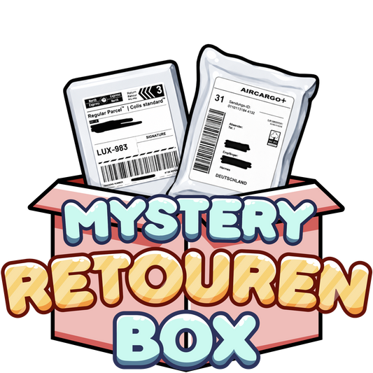Mystery Retouren Box mit 2 Überraschungsartikeln aus Retouren Paketen und Secret Packs