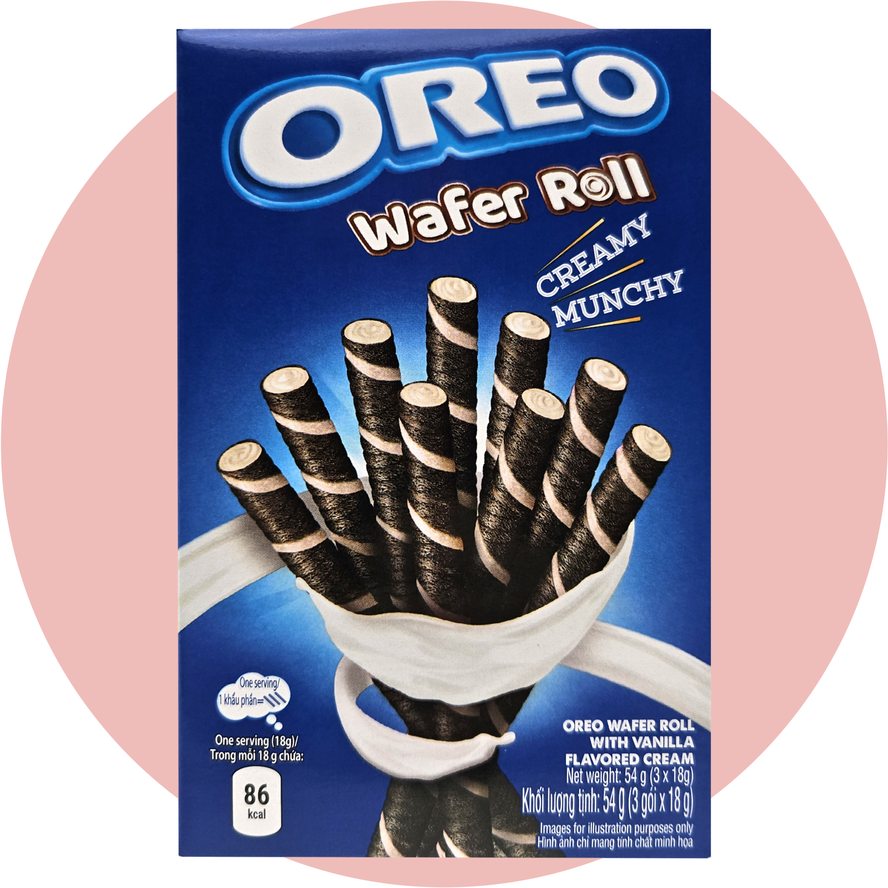 Oreo Wafer Roll Vanilla
