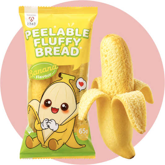 Peelable Banana Bread Tokimeki Cake mit süßem Bananen Geschmack