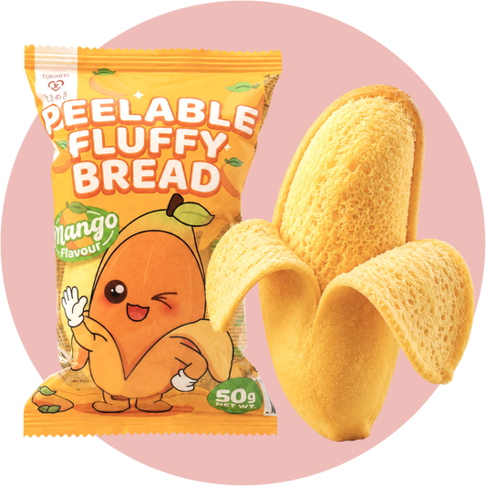Peelable Mango Bread Tokimeki Cake mit fruchtigem Mango Geschmack