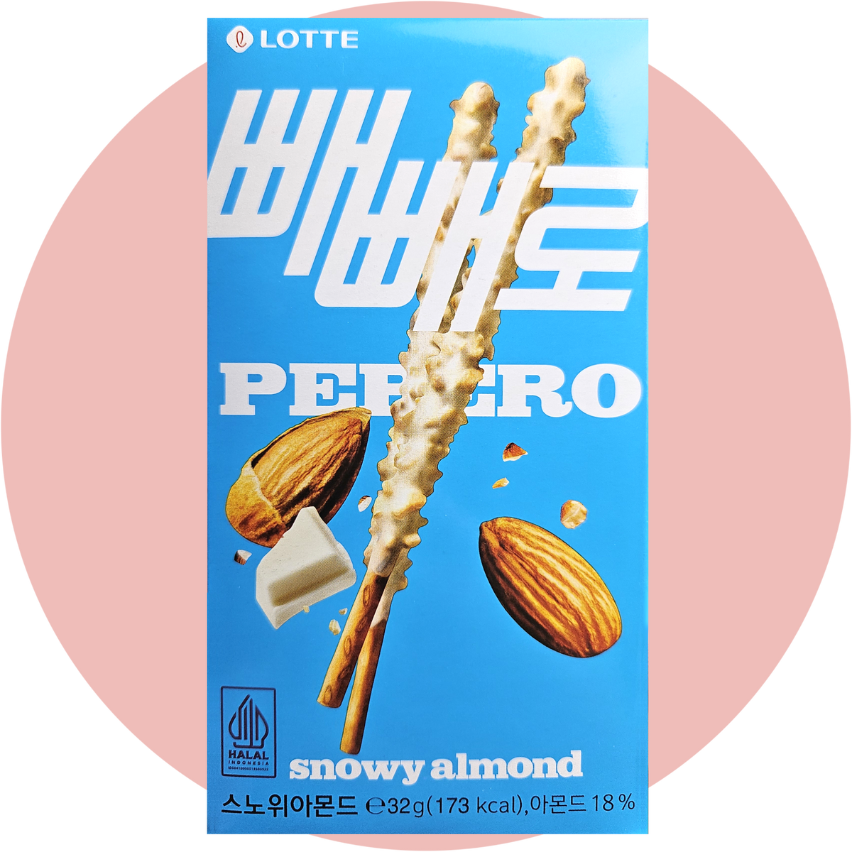 Pepero Sticks Snowy Almond – Knuspersticks mit weißer Schokolade und knackigen Mandeln