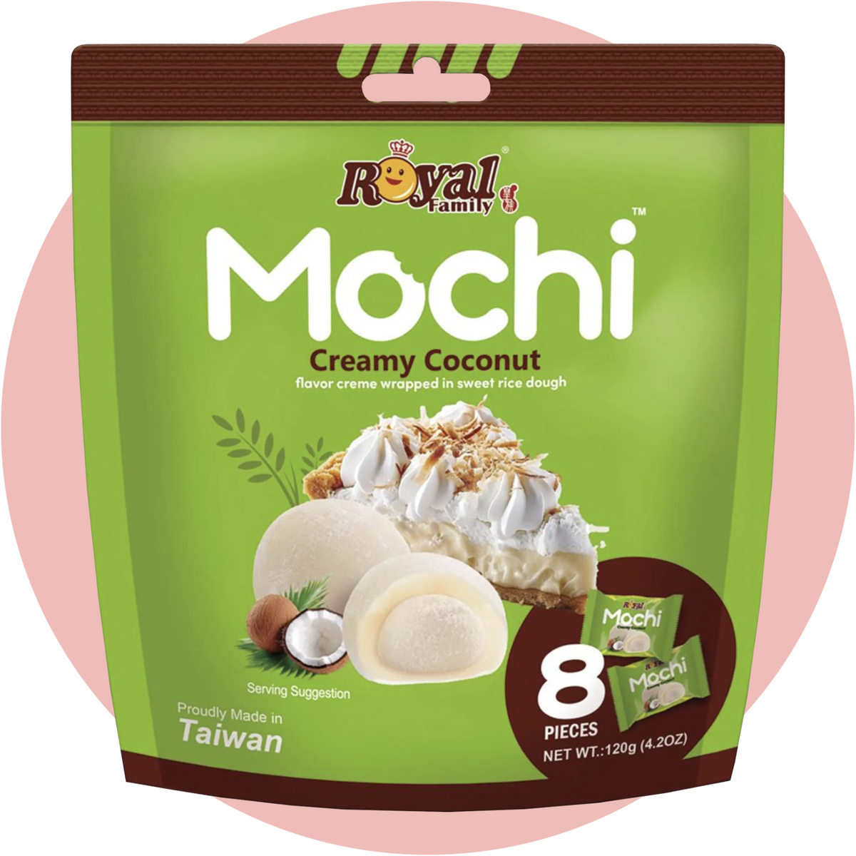 Royal Family Mochi Coconut – Asiatische Reisküchlein mit cremiger Kokosfüllung