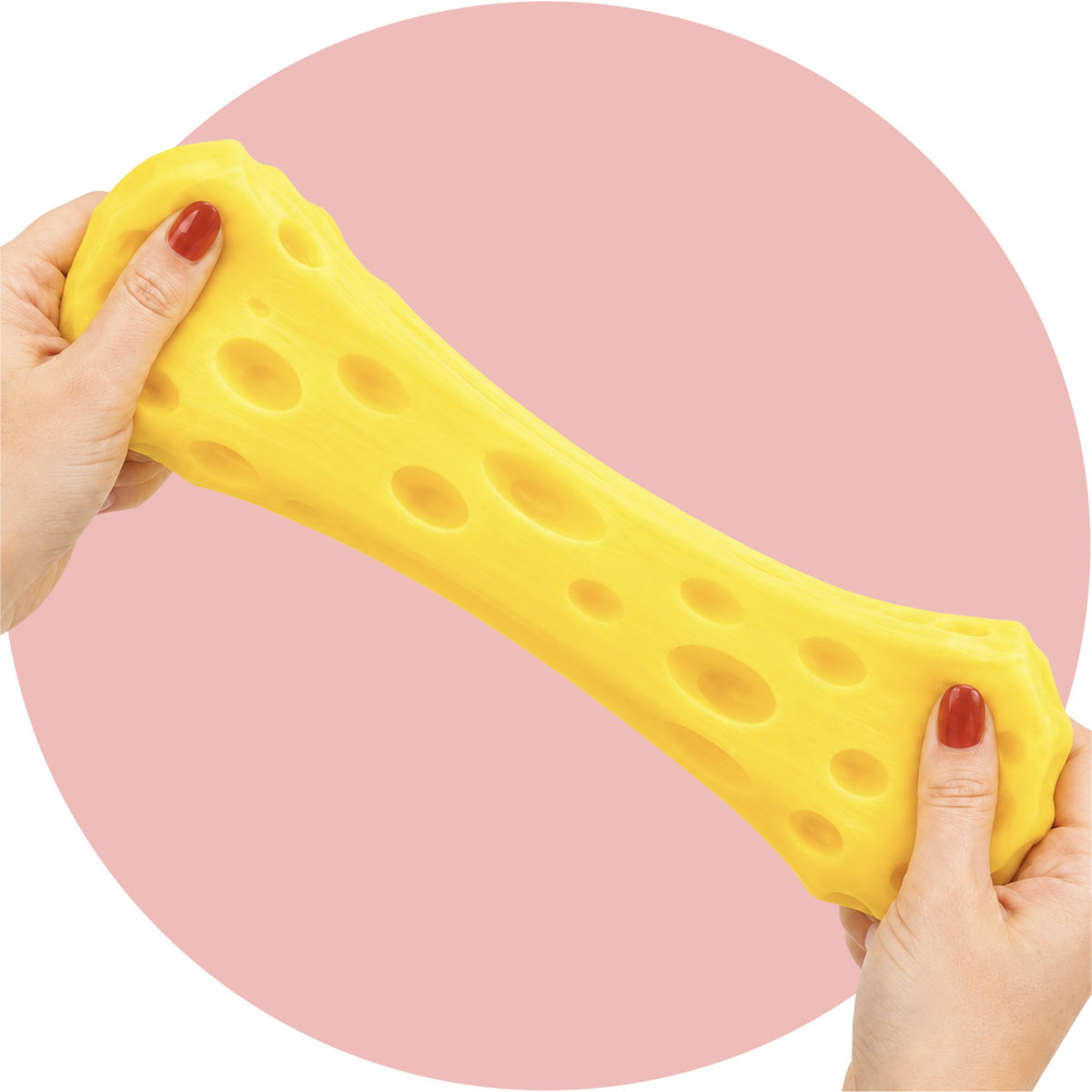 Squishy Käseblock als lustiges Fidget- und Stressabbau-Spielzeug