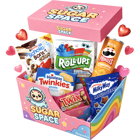 SugarSpace Box XXL mit besonderer Auswahl an Süßigkeiten, Snacks und internationalen Leckereien aus aller Welt