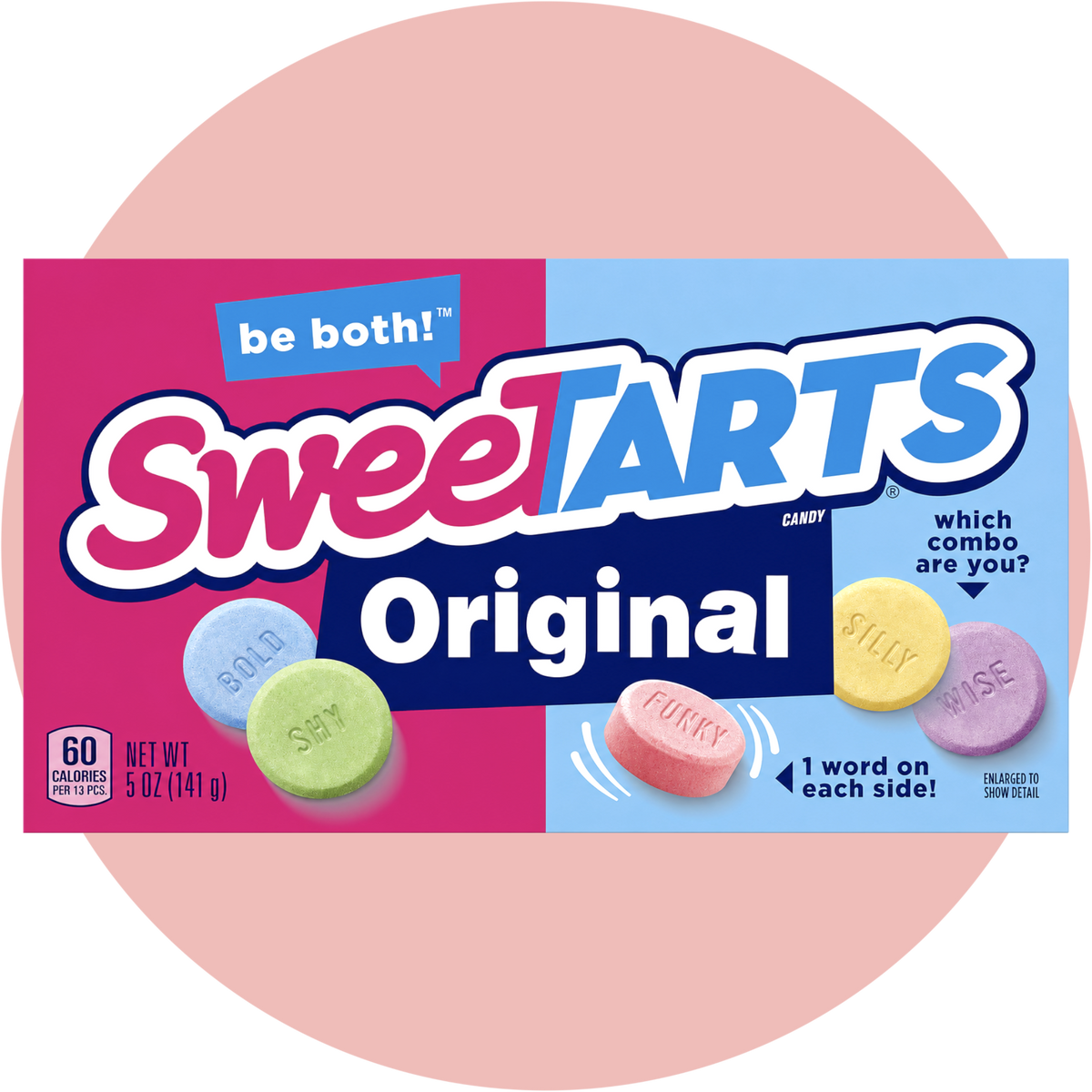 SweeTARTS Original Candy mit bunten fruchtig-sauren Bonbons