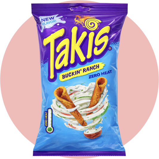 Takis Buckin Ranch – Gerollte Maissnacks mit würzigem Ranch Geschmack