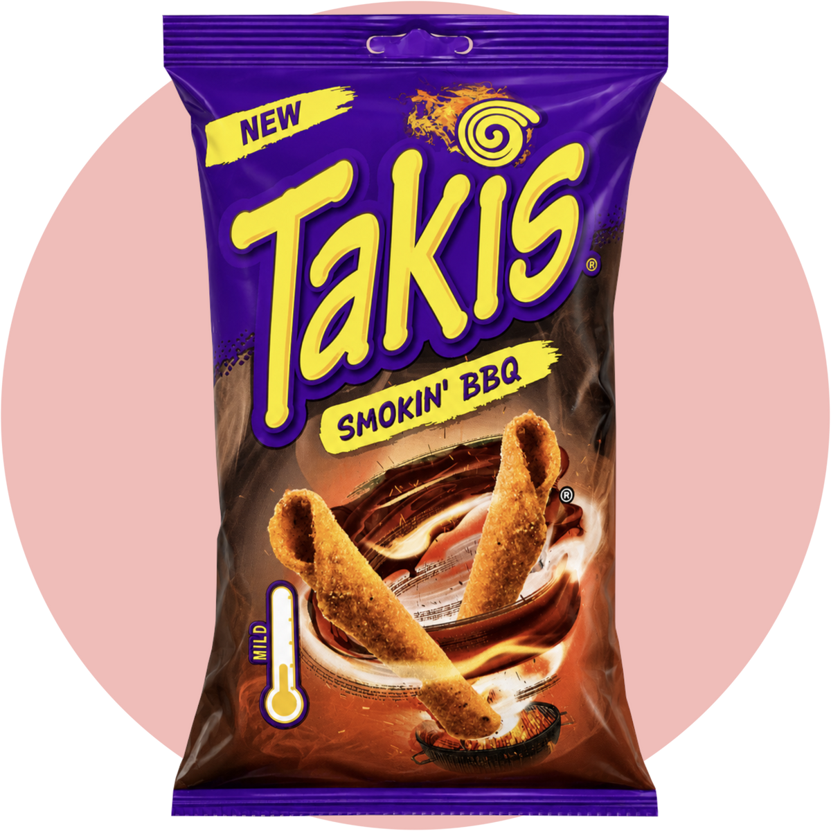 Takis Smokin BBQ Maischips mit rauchigem BBQ Geschmack