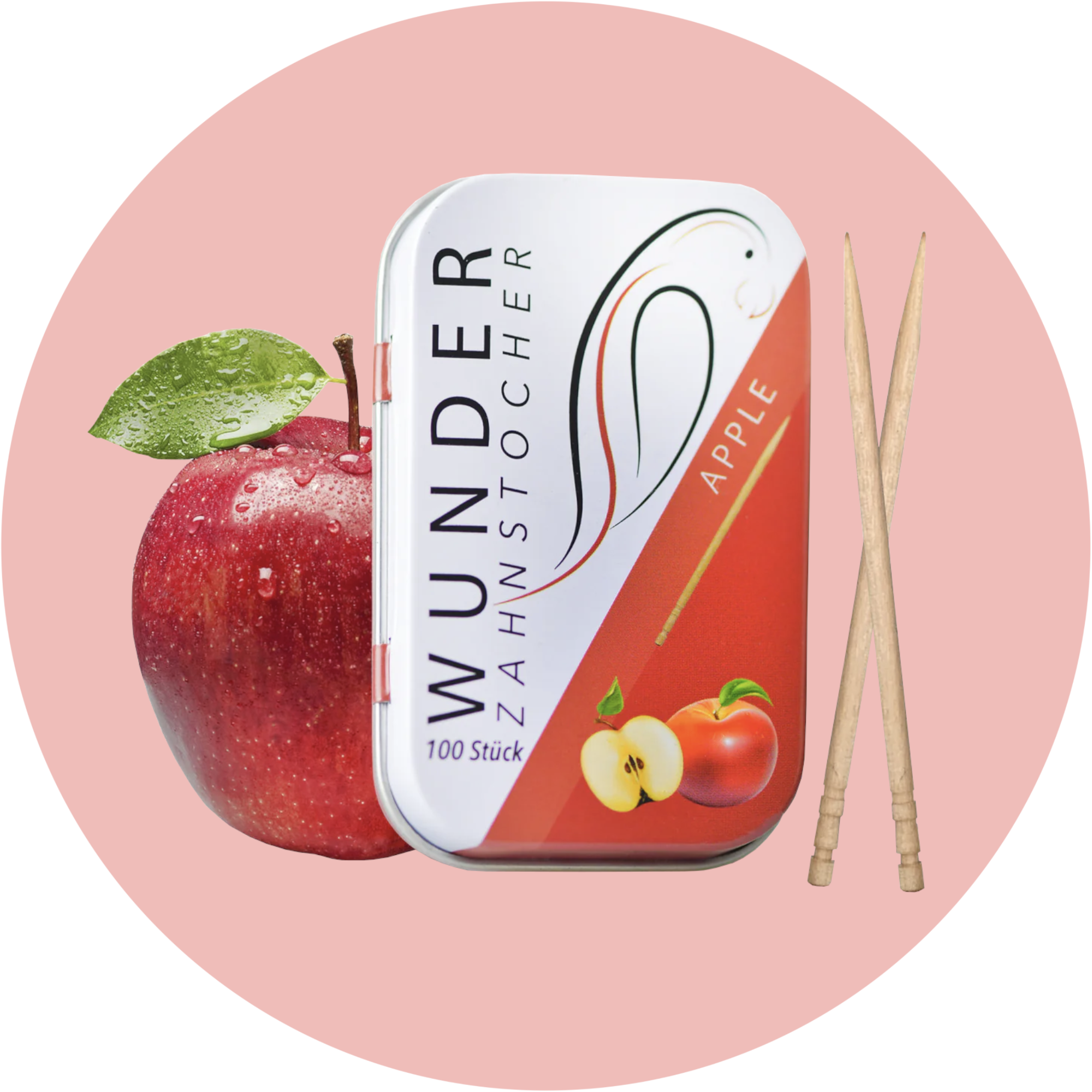 Wunder Zahnstocher Apfel